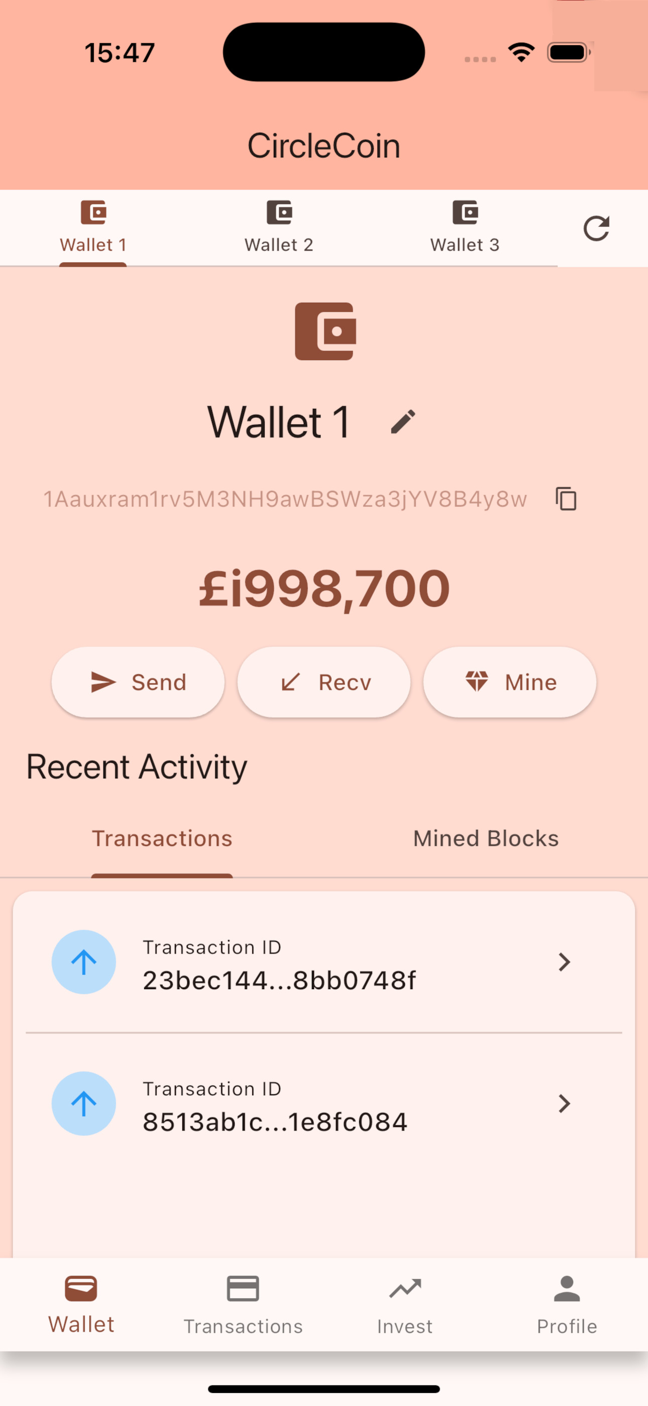 CircleCoin Homepage Preview