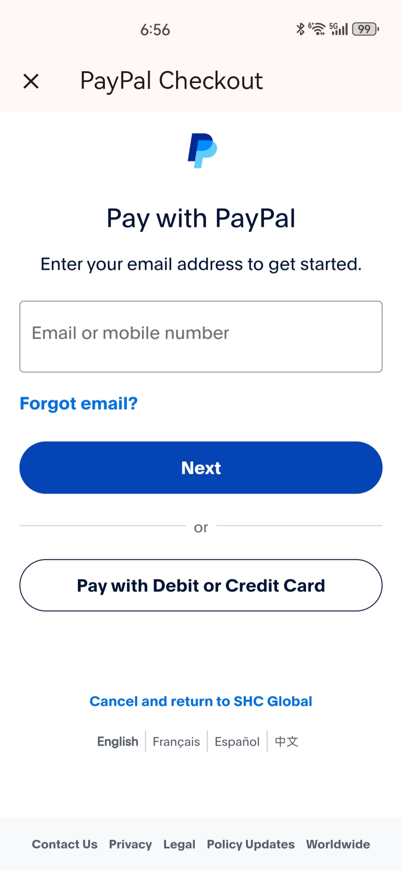 PayPal with CircleCoin